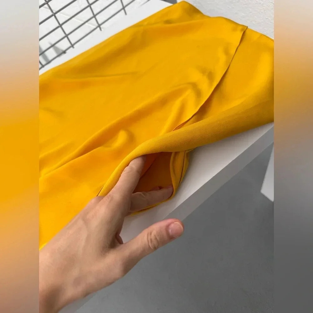 Phillip Lim 3.1 100% Silk Yellow Dress 0 - Picture 10 of 11
